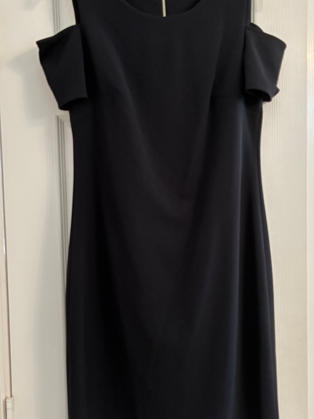 Tommy Hilfiger Classic Black Cold-Shoulder Dress - Sz 8
